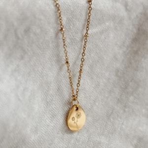 Pre-order Geboorteboortebloem Ketting