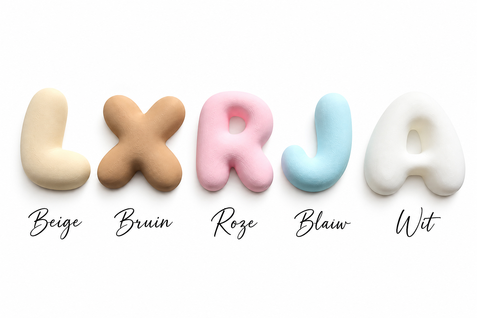 Bubbel-letter-3d-decoratie