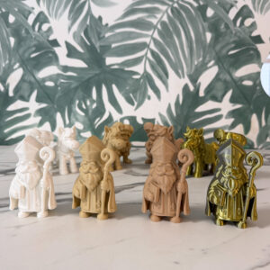Sinterklaas beeldjes 3D – Sint, Piet & paard